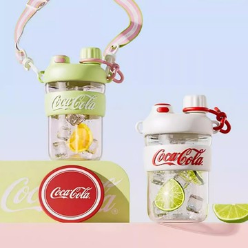 GERM可口可樂聯名云朵隨行杯2024水杯帶肩帶送背帶