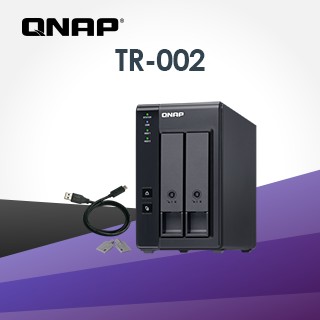 QNAP TR-002 2-bay USB 3.1 RAID磁碟陣列外接盒