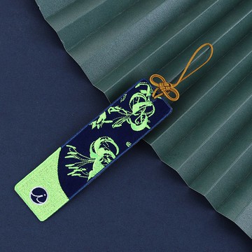 【刺繡書籤】綠色花 Green  flower