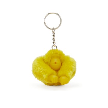 檸檬黃小猴子吊飾-MONKEYCLIP S