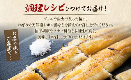 高知県産うなぎの白焼き 150～180ｇ×2尾 エコ包装 国産 うなぎ 白焼き 鰻 冷凍 高知 yw-0057