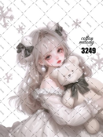 original sticker no.3249 人物貼紙 原創貼紙 原創人物貼紙 裝飾貼紙 cotton melody