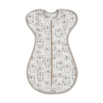 Chic a Bon 熊愛你安心包巾-冰淇淋紗