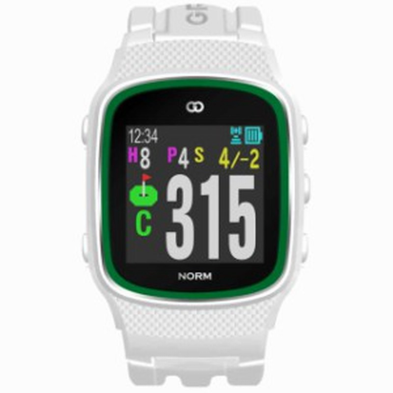 グリーンオン ザ ゴルフウォッチ ノルム G015w ゴルフ 距離測定器 距離計 時計 ナビ Gps Gpsナビ みちびき Green On 通販 Lineポイント最大1 0 Get Lineショッピング