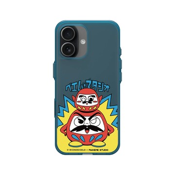 iPhone 17 Clear (相機按鈕) 夜幕藍 - Paiheme Studio - Daruma Family