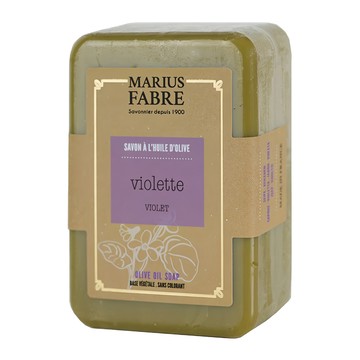 MARIUS FABRE 法鉑馬賽肥皂 天然橄欖草本皂 紫羅蘭 250g，溫和不刺激，男女老少皆適用  1個