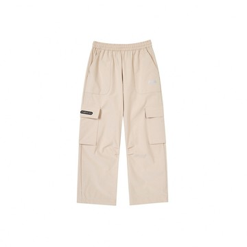 FILA KIDS 童平織長褲-卡其 1PNZ-8311-KK