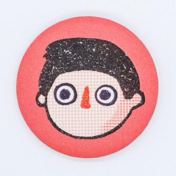 上班族 臉孔 徽章