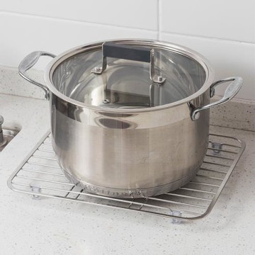 歐潤哲 304不銹鋼托盤架 廚房置物架收納鍋架 鍋碗架鍋墊墊子隔熱