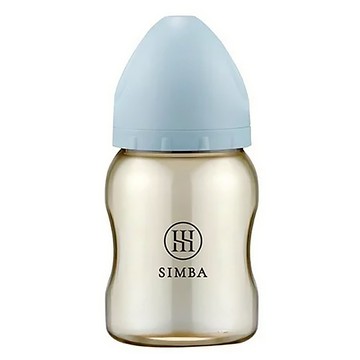Simba 小獅王辛巴 蘊蜜鉑金PPSU寬口防脹氣奶瓶 新生適用  晨藍  200ml  1瓶