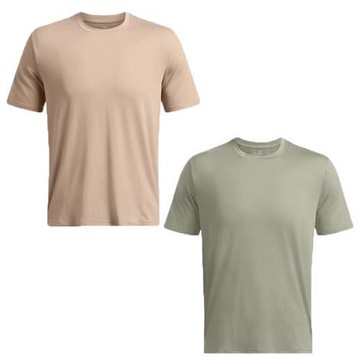 Under Armour UA 短袖上衣 男裝 卡其/灰綠【運動世界】1387389-236/1387389-504