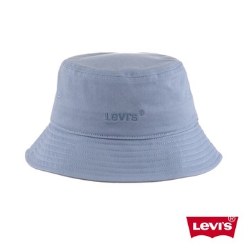 Levis 男女同款 漁夫帽 / 簡約同色刺繡Logo 靛藍