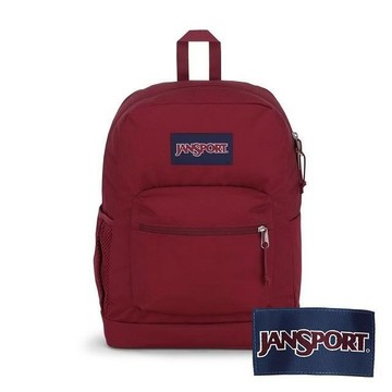JANSPORT CROSS TOWN PLUS後背包-酒棕紅