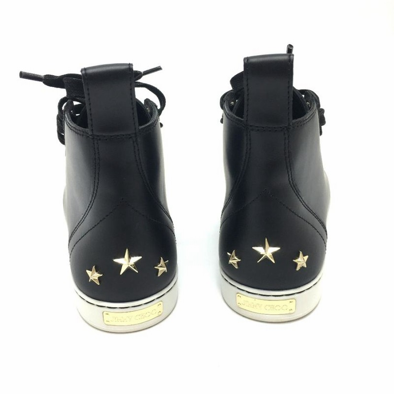超爆安 JIMMY ハイカットシューズ スタースタッズ ジミーチュウ CHOO 靴