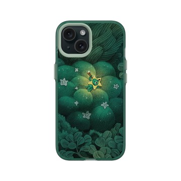 iPhone 15 Clear 憂墨綠 - 怪奇事物所 Incrediville - 地上的樹比星星多