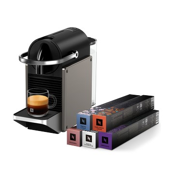 Nespresso 【母親節限定】Pixie 晨間美式5條裝 - 極致鈦