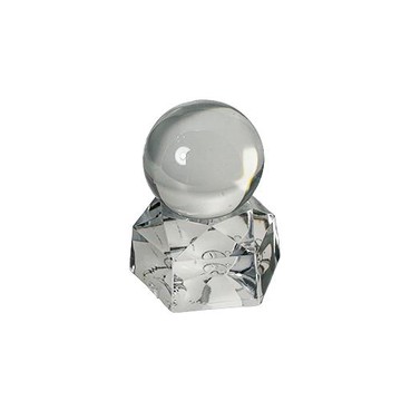 【喨喨飾品】2A天然全美純淨通透22mm白水晶球 H30