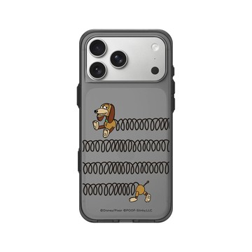iPhone 17 Pro Max Clear (相機按鈕) 酷墨灰 - 迪士尼-玩具總動員 Toy Story - 彈簧狗