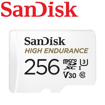 SanDisk 256GB High Endurance microSDXC U3 V30 行車記錄器專用 記憶卡