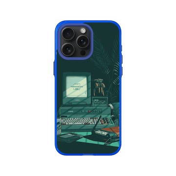 iPhone 15 Pro Max Clear 激光藍 - Davey Perkins - 完美桌面