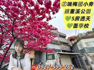 正瑞梅國小旁5房5衛公園學區透天面學校｜桃園市楊梅區中山北路二段