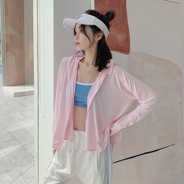 防曬衣女2022新款夏季薄款透氣防紫外線冰絲網眼防曬服超薄外套潮