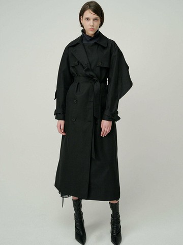 Sonnie Trench Coat _ Black