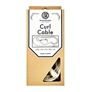 Kaminari 神鳴 Curl Cable 復古電話線導線 3M 雙S頭