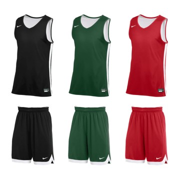 Nike 籃球衣 籃球褲 球衣 球褲 雙面穿球衣 單面穿球褲 團體球衣 籃球背心 籃球短褲 籃球服 短褲 黑 綠 紅