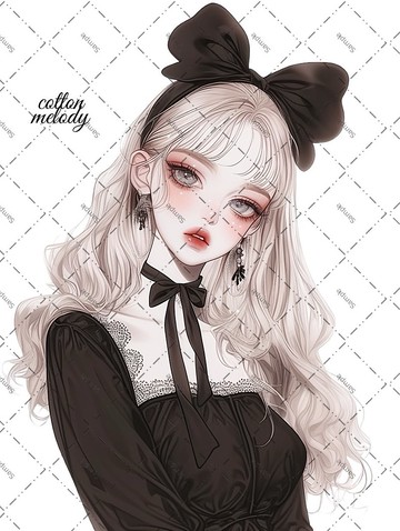 original sticker no.2059 人物貼紙 原創貼紙 原創人物貼紙 裝飾貼紙 cotton melody