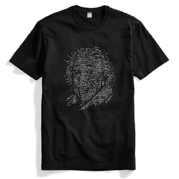 愛因斯坦質能方程E=MC2純棉T恤極客數學物理公式個性簡約創意短袖