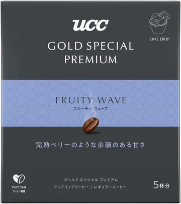 UCC GOLD Special Premium Drip Coffee Fruit Wave 5 cups