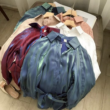 套裝 時尚套裝方領襯衫上衣+下裝短褲 J#141入