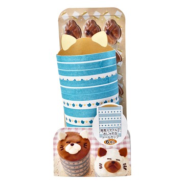 KAI 貝印 貓咪裝飾蛋糕杯  6個  1組