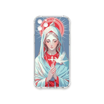 iPhone 11 Pro Max 殼 TRON IPhone 11 PRO MAX 聖母水彩 四角防摔殼 手機殼
