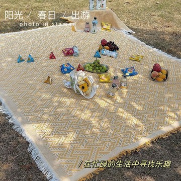 露營野餐墊ins野餐佈防潮加厚帳篷地墊子沙灘毯法式戶外用品拍照 野餐佈 野餐墊 沙灘 戶外 露營帳篷 露營地墊 野餐帳篷