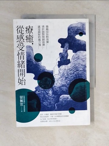 【書寶二手書T6／勵志_VWH】療癒，從感受情緒開始：傷痛沒有特效藥，勇於面對情緒浪潮，就是最好的處方箋_留佩萱