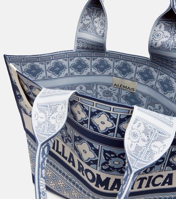Alémais Villa Romantica Maxi jacquard tote bag