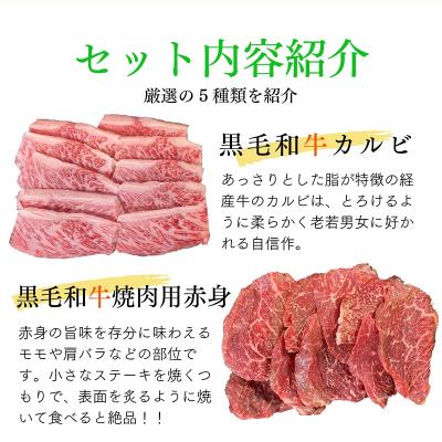 ふるさと納税 南九州市 鹿児島県産 黒牛黒豚BBQセット650g