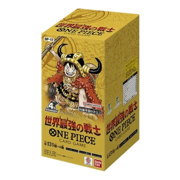 全新未拆封 航海王 OP-17 世界最強的戰士 補充包 1盒