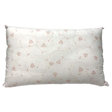 J&N 艾麗趴趴纖維枕 2入 72 x 45cm 花卉圖案  粉紅色  1組