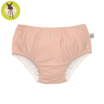 德國 Lassig - 嬰幼兒抗UV成長型游泳尿布褲-珊瑚粉