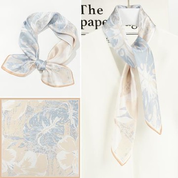 媽媽款絲綢圍巾真絲大方巾女士2025新款桑蠶絲絲巾長輩生日禮物