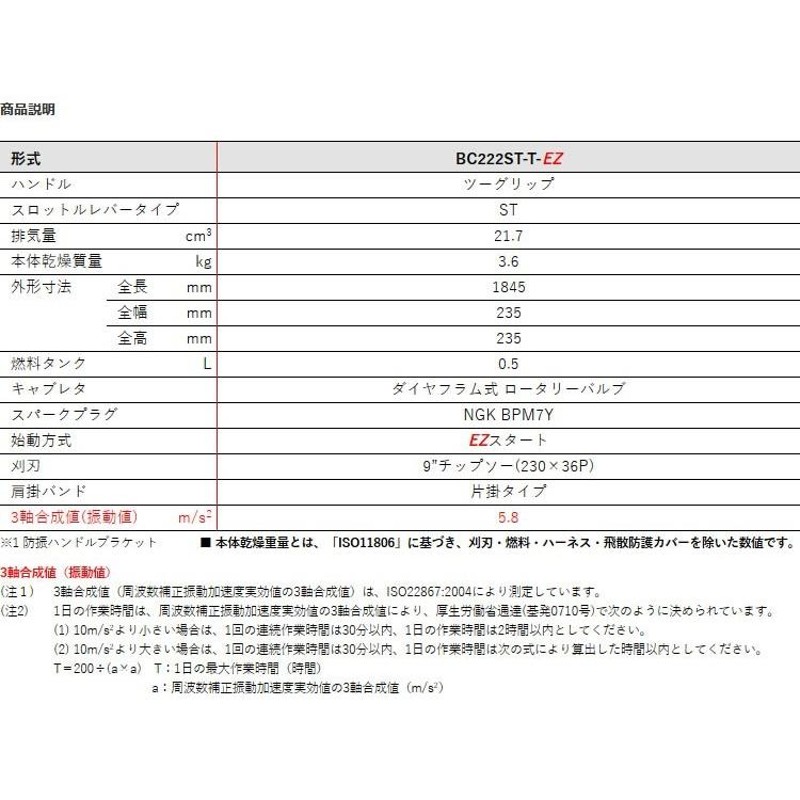 最大98％オフ！ DYHショップゼノア 刈払機 BC222ST-T-EZツーグリップ 967197908