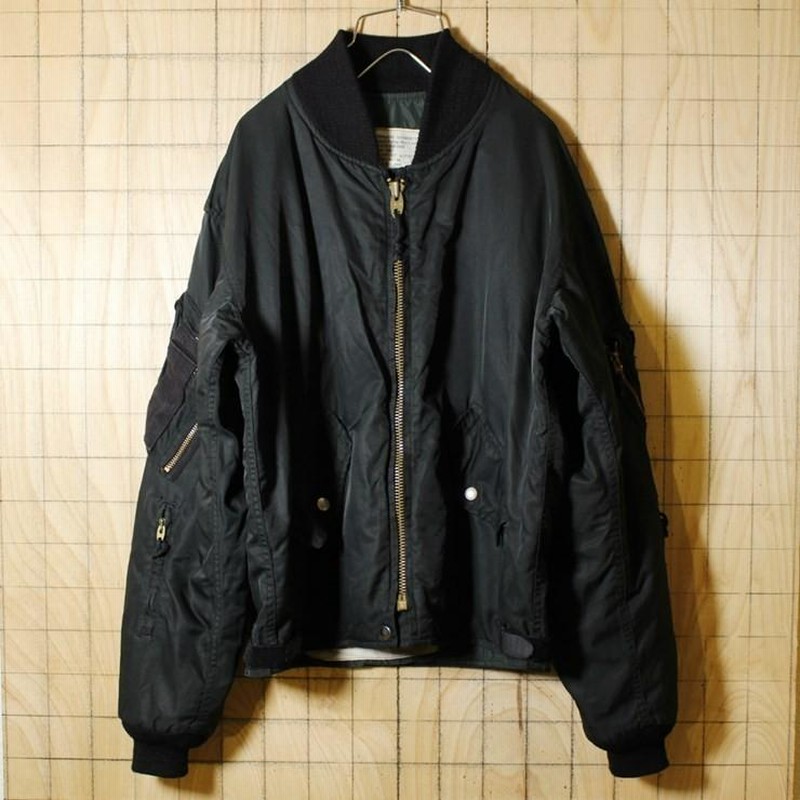 カナダ製80sミリタリー古着 ブラック カナダ軍フライトサマー  