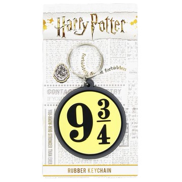 *【哈利波特】9又3/4月台 橡膠鑰匙圈