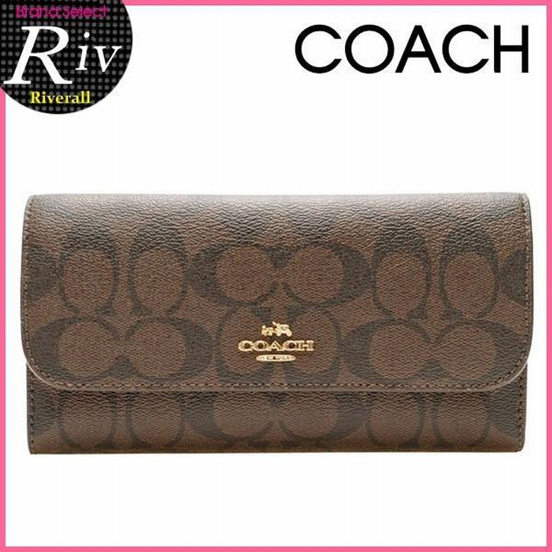 コーチ 財布 COACH レディース 三つ折り 長財布 F52681 通販 LINE 