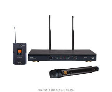 US-A1 JTS 雙頻道自動選訊無線麥克風 UHF 附兩支麥克風