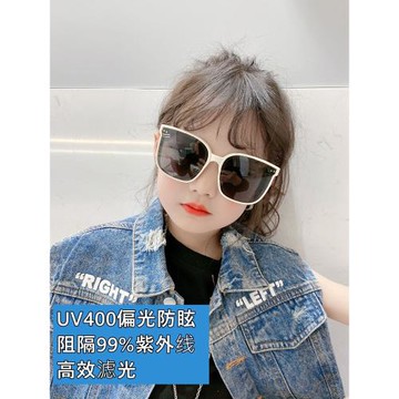 兒童墨鏡潮時尚可折疊偏光太陽鏡男童女童遮陽鏡夏季防紫外線眼鏡