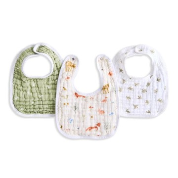 Aden&Anais 經典圍兜3入/彩墨田野(ADESNC30024) 600元